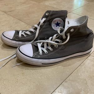 Gray High-top Converse “All-Stars”